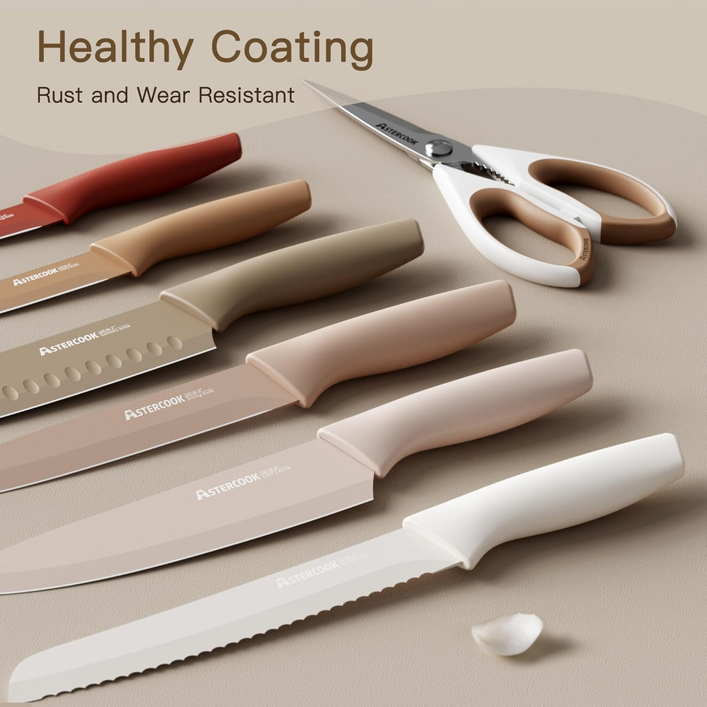 13-Piece Kitchen Knife Set – Stainless Steel Chef Knives